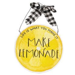 Make Lemonade Hanging Sign