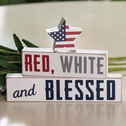 Red, White and Blessed Blocks