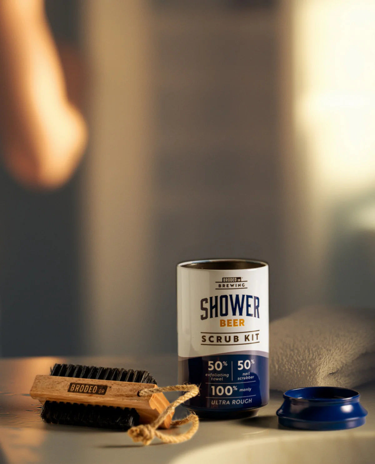 Brodeo Drive Shower Beer Scrub Kit