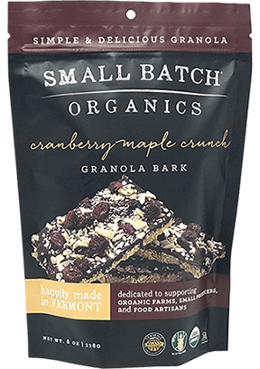 Small Batch Organics - Cranberry Maple Crunch Granola Bark