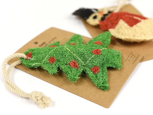 Holiday Loofah Kitchen Scrubber