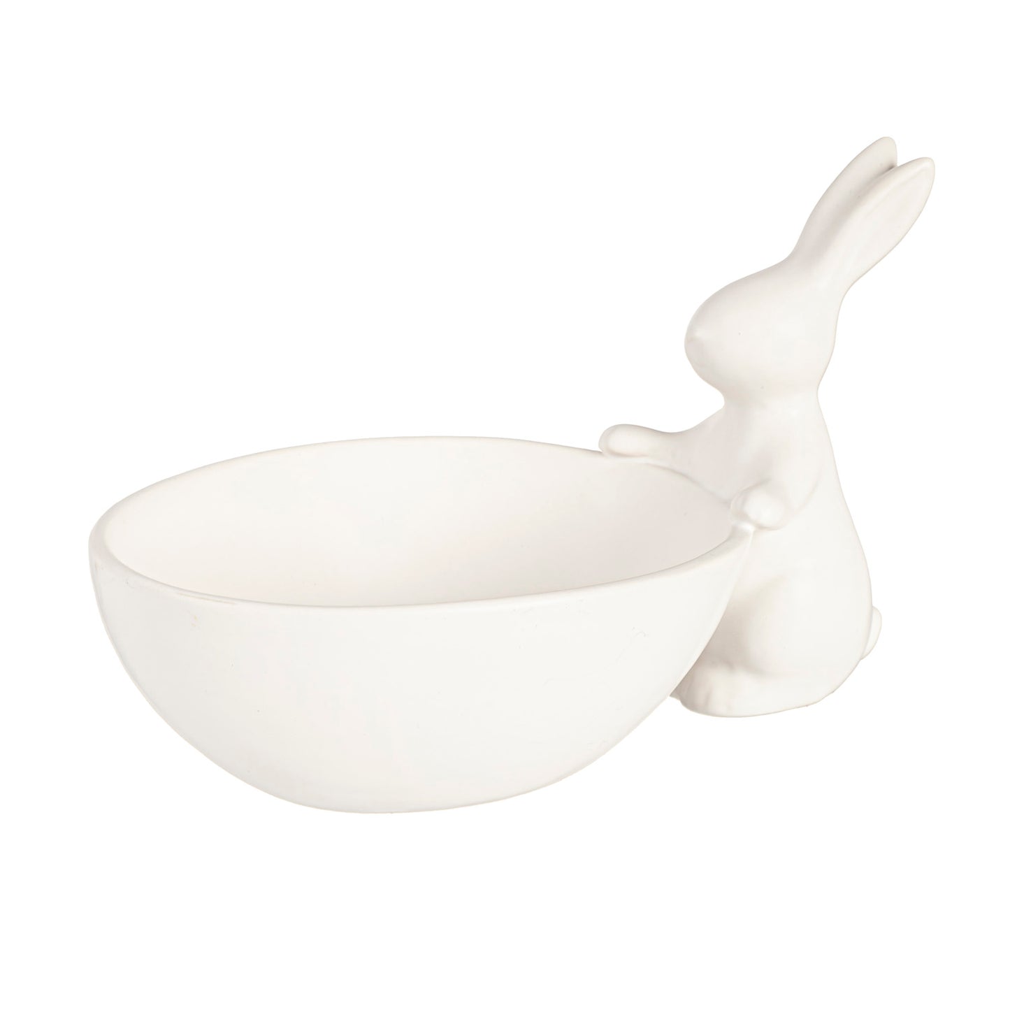 Ceramic Bunny with Bowl