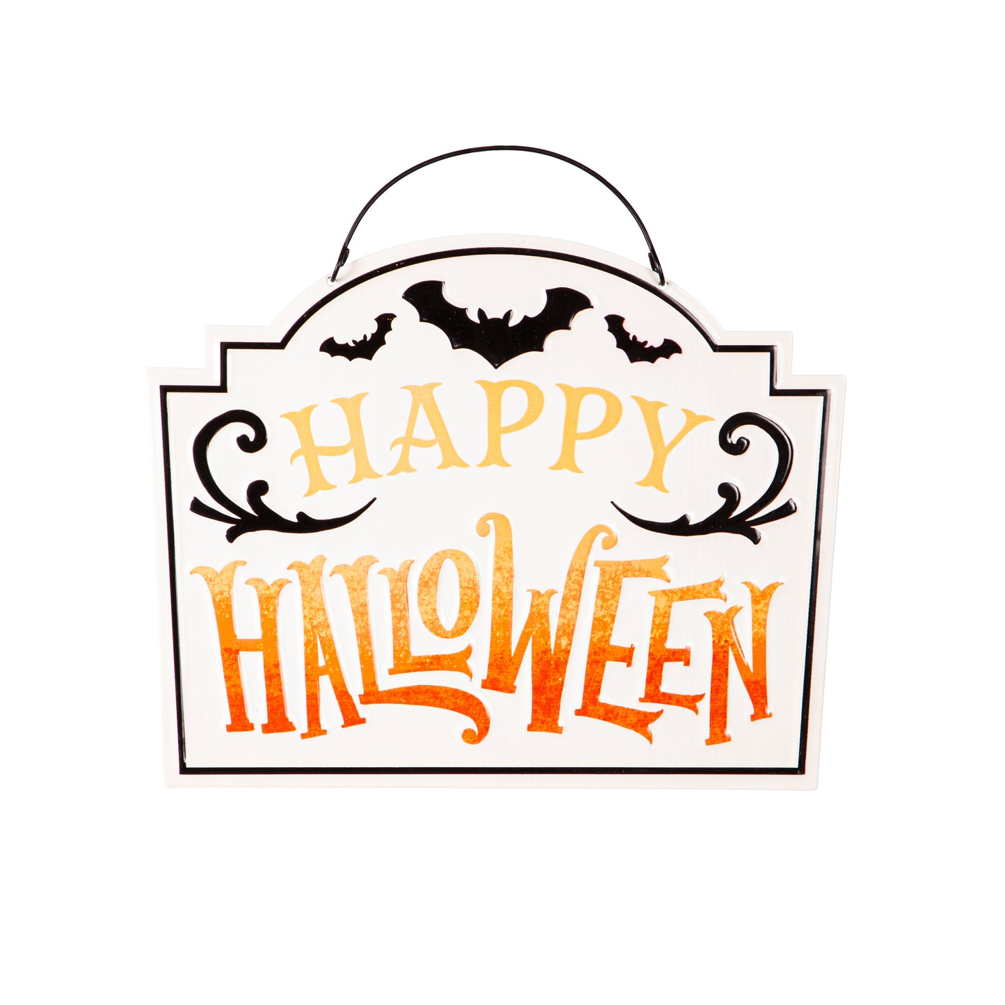 Printed Metal Hanging Halloween Sign