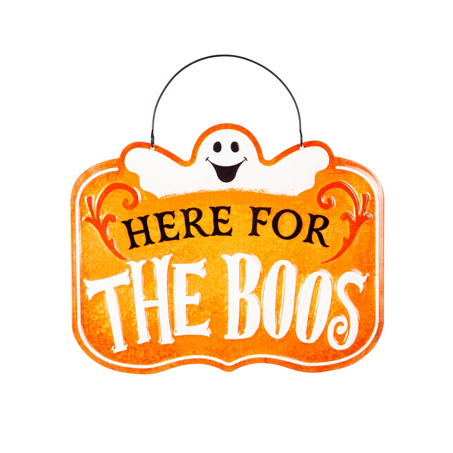 Printed Metal Hanging Halloween Sign