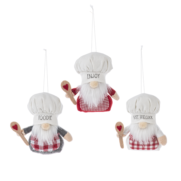 Gnome Chef Ornaments