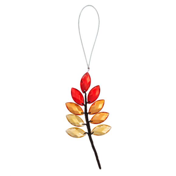 Ganz Crystal Expressions Red Fall Buds Ornament