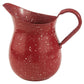 Granite Enamelware Pitcher - Red