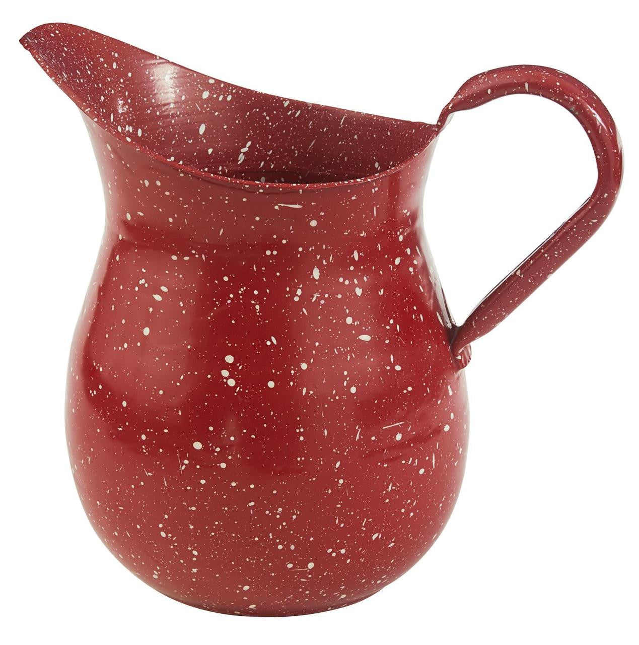Granite Enamelware Pitcher - Red