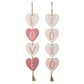 Wooden Hearts Hanging Wall Decor