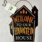Printed Metal Hanging Halloween Sign