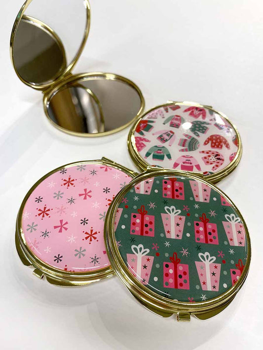 Fun and Festive Compact Mirror