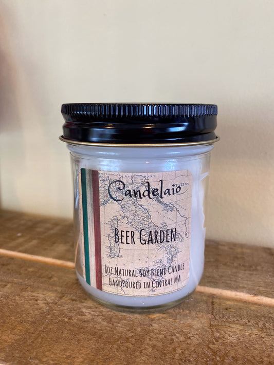 Candelaio 8oz. Candle - Beer Garden