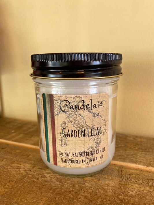 Candelaio 8oz. Candle - Garden Lilac