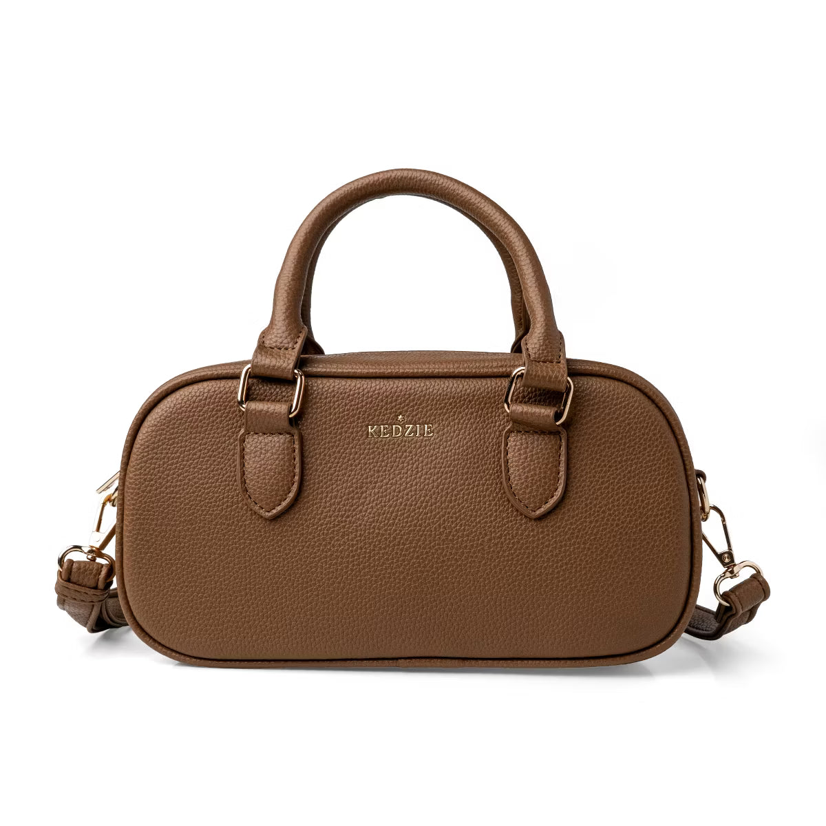 Kedzie Women's Gia Vegan Leather Crossbody Bag - Tan