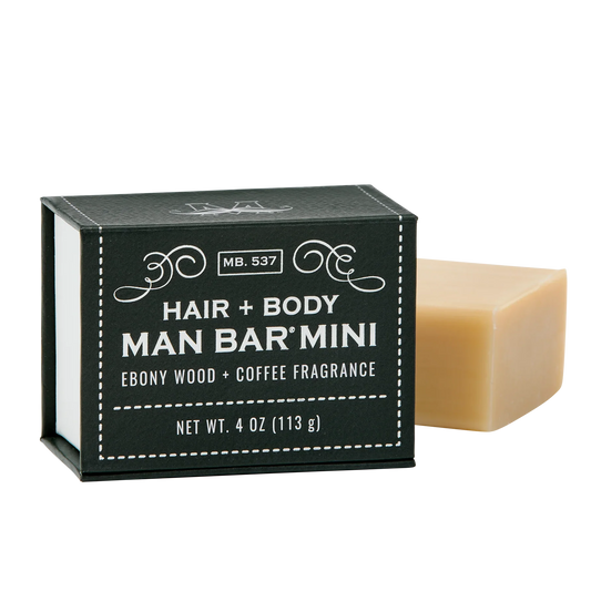 MAN BAR® Mini Hair & Body - Ebony Wood and Coffee