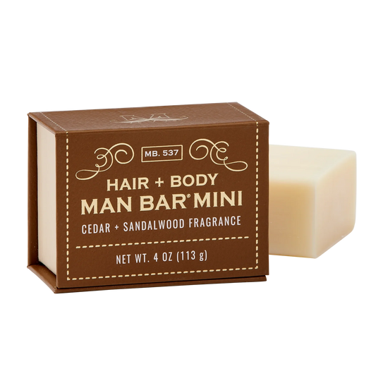 MAN BAR® Mini Hair & Body - Cedar and Sandalwood