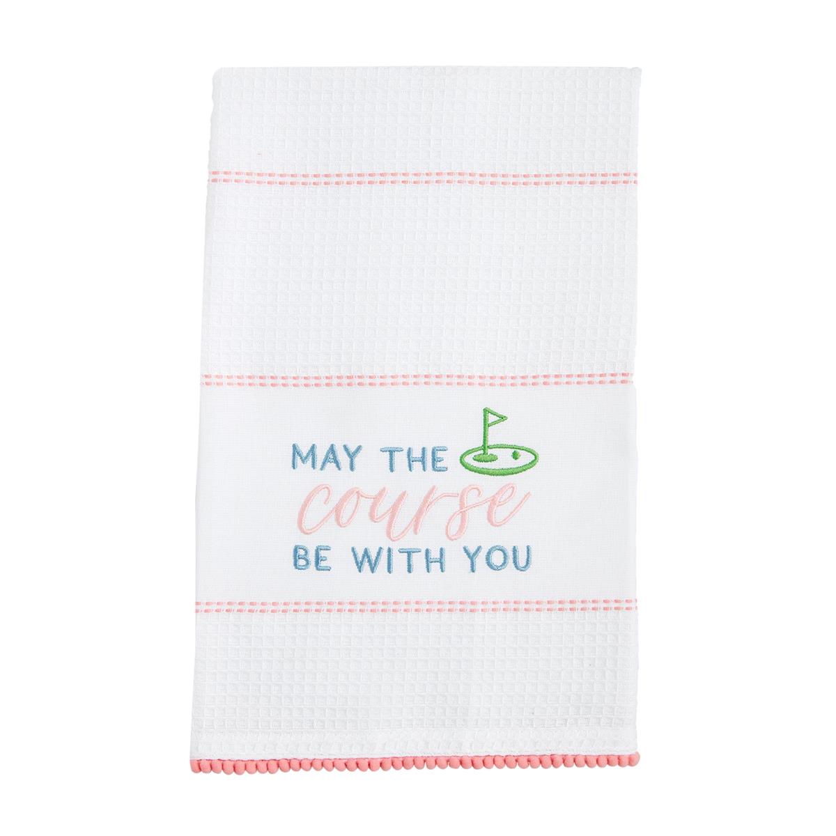 Mud Pie Golf Embroidery Towel