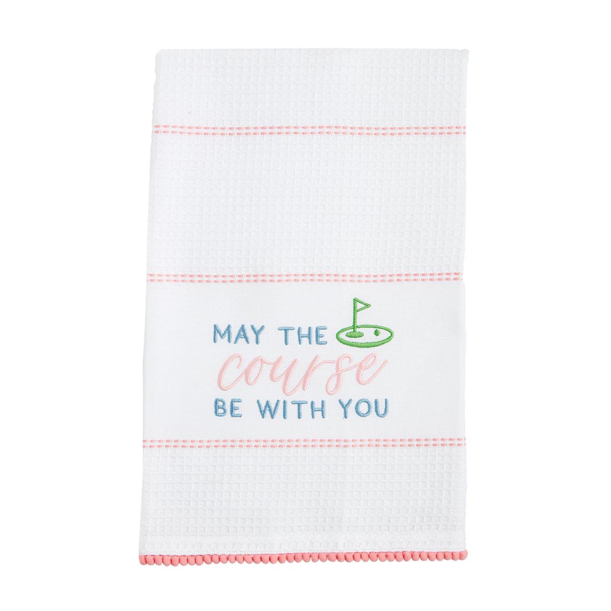 May The Course Golf Embroidery Towel