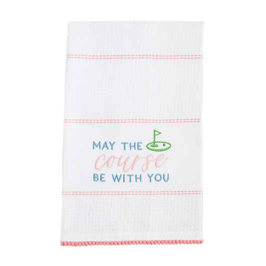 May The Course Golf Embroidery Towel