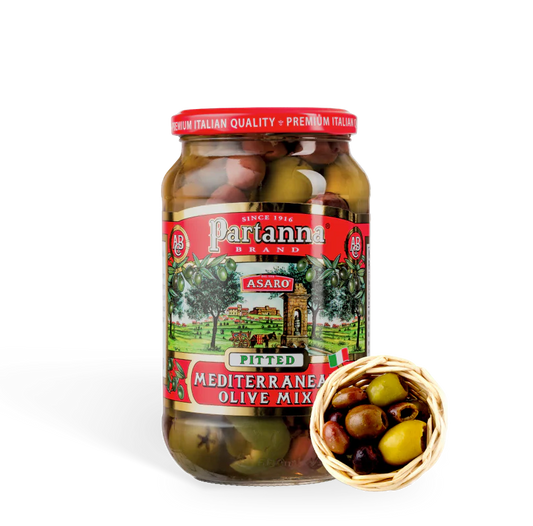 Partanna Pitted Mediterranean Olive Mix