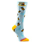 Pocket Socks® Bees on Blue