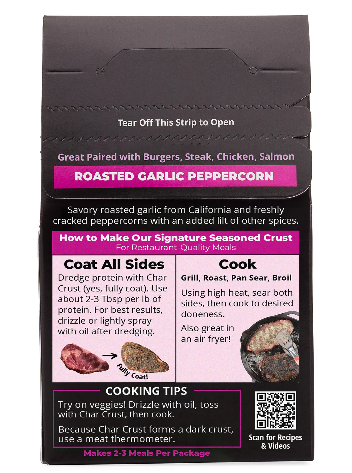 Char Crust - Roasted Garlic Peppercorn