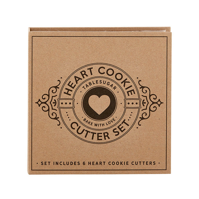 Heart Cookie Cutter Set Book Box