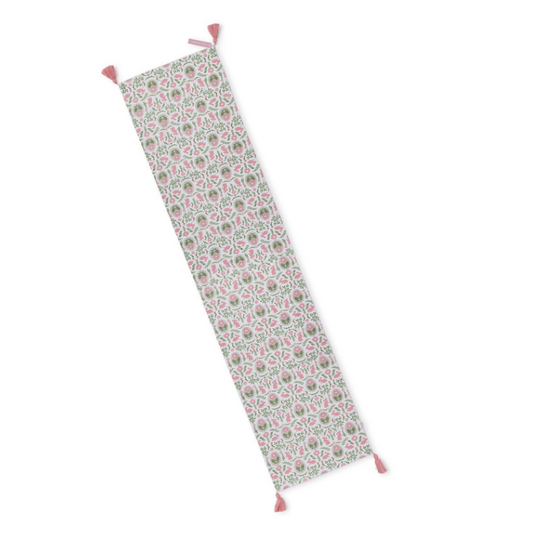 Spring Soiree Table Runner with Tassel Accent - Cotton