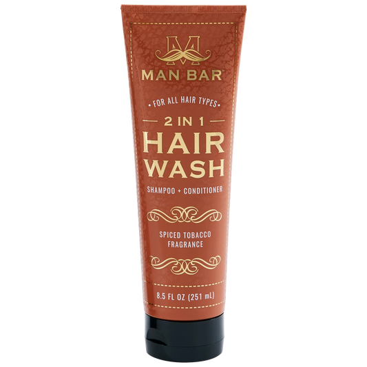 The Man Bar - 2 in 1 Hair Wash - Spiced Tobacoo