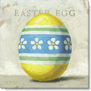 Easter Egg Small Canvas Sign