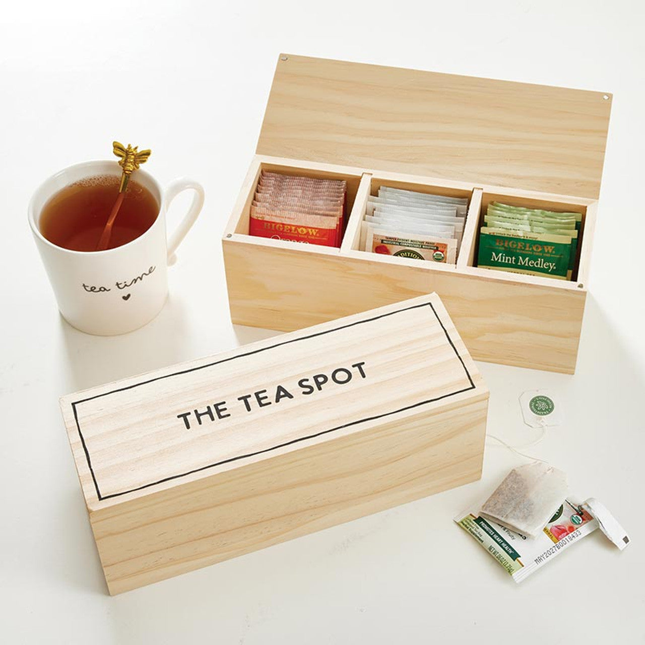 Wood Tea Bag Holder