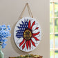 American Classic Patriotic Sunflower, 18" Door Décor