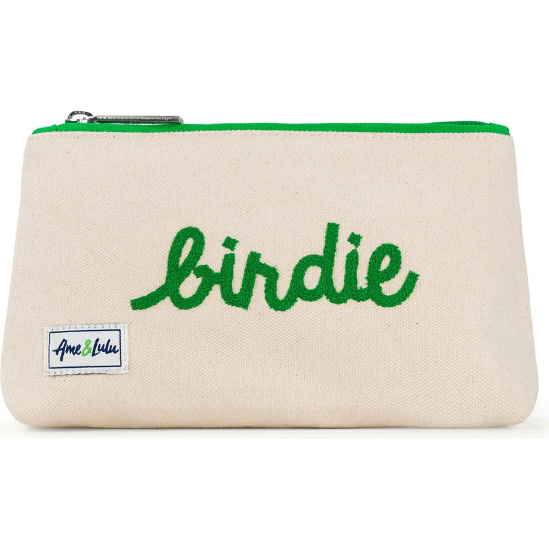 Brush It Off Small Athletic Pouch - Birdie Stitched