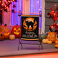 Pet Central Moonlit Black Cat Suede Garden Flag