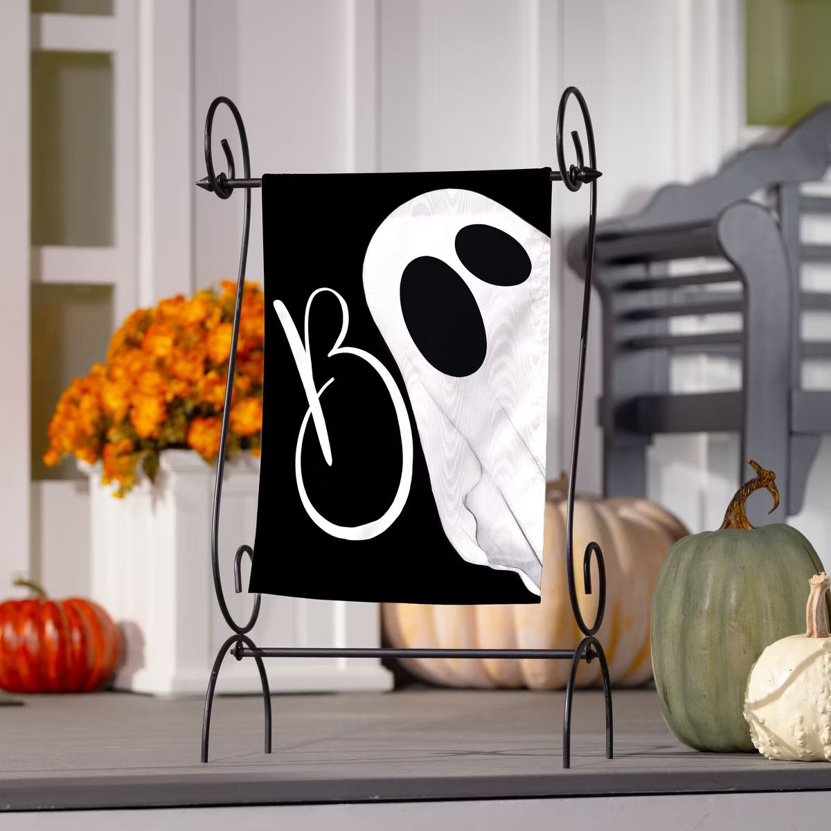 Boo Ghost Garden Flag