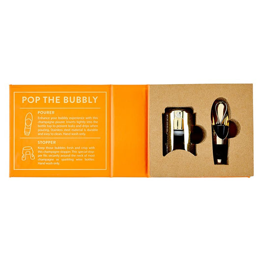 Santa Barbara Design Studio - Champagne Stopper + Pourer Book Box