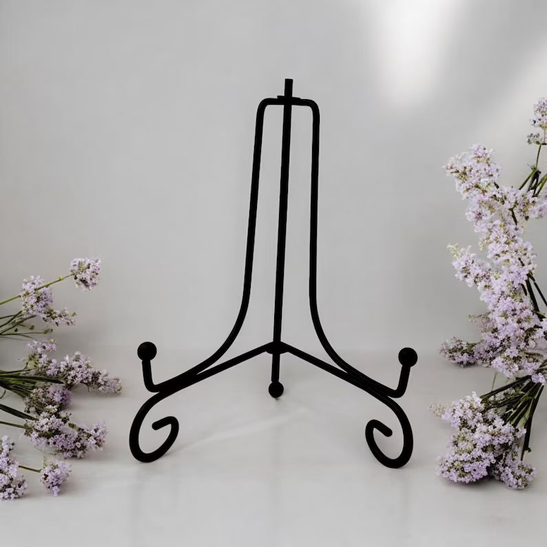 Cape Candle 7" Black Wire Easel Stand