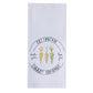 Cotton Tail With Carrots Dishtowel