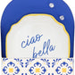 Ciao Bella 2.75" Trinket Dish & 5mm Cubic Zirconia Stud Earring