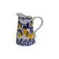 1.5-Quart Hand-Painted Stoneware Pitcher With Lemons
