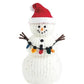 Mud Pie Large Crochet Snowman