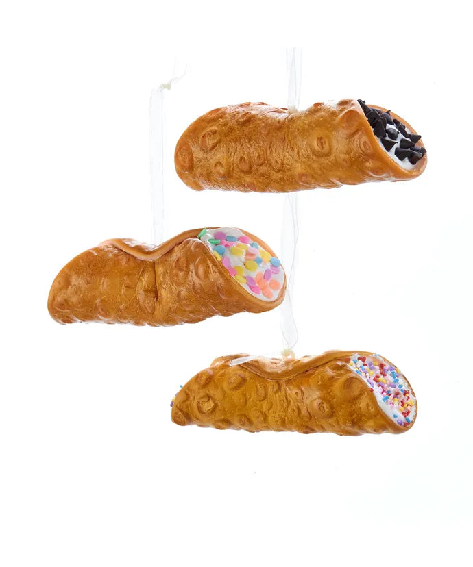 Kurt Adler Cannoli Ornaments - Polyurethane