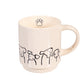 Pet Central Dog Coffee Cup Ceramic Artisanal, 14oz, Gift Box