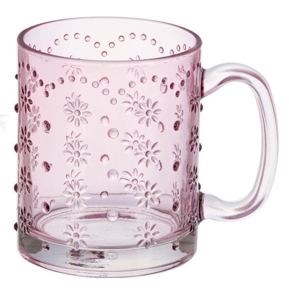 Ganz Hobnail Glass Mug