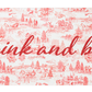 Ganz Christmas Toile Table Runner