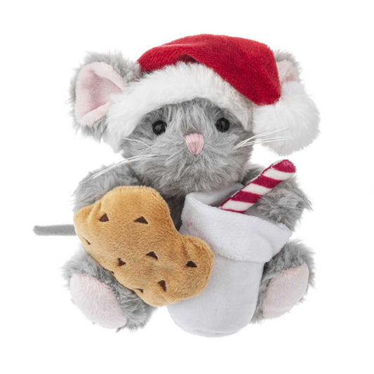 Ganz Milk and Cookies Christmas Mouse