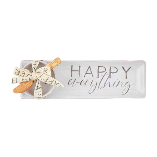 Happy Everything Serving Tray and Dip Set
