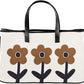 Hold Everything 3 Flowers Canvas Tote