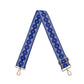 Kedzie Women's Wildflower Embroidered Interchangeable Bag Strap - Indigo Bloom