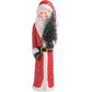 Mud Pie Large Carved Santa